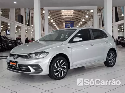 Volkswagen POLO HIGHLINE 170 1.0 12V TSI AT6 na cor Prata em Curitiba / PR - 6989030