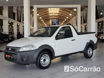 Fiat STRADA CD HARD WORKING 1.4 8V na cor Branca em Curitiba / PR - 6990248