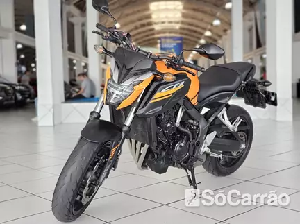 Honda CB 650F CB 650F ABS na cor Laranja em Curitiba / PR - 6992574