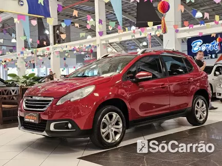 Peugeot 2008 ALLURE 1.6 16V AT FLEXSTART na cor Vermelha em Curitiba / PR - 6993741