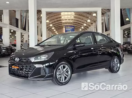 Hyundai HB20S COMFORT 1.0 TGDI 12V AT6 na cor Preta em Curitiba / PR - 6995955