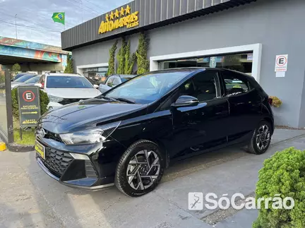 Hyundai HB20 COMFORT 1.0 TGDI 12V AT6 na cor Preta em Sombrio / SC - 6688946