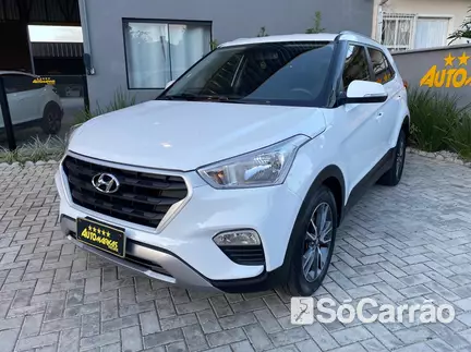 Hyundai CRETA PULSE 1.6 16V AT6 na cor Branca em Sombrio / SC - 6763813