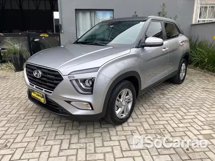 Hyundai CRETA COMFORT 1.0 12V TB AT na cor Prata em Sombrio / SC - 6878577