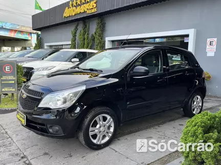 Chevrolet AGILE LT 1.4 8V ECONOFLEX na cor Preta em Sombrio / SC - 6911475