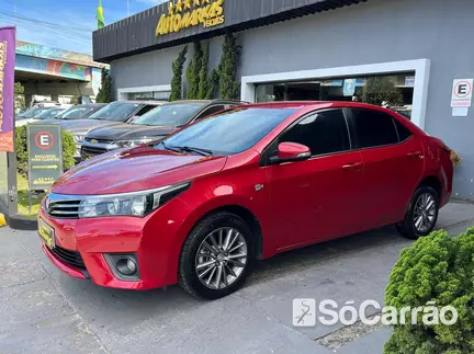 Toyota COROLLA XEI 2.0 VVT-IE 16V CVT na cor Vermelha em Sombrio / SC - 6931744