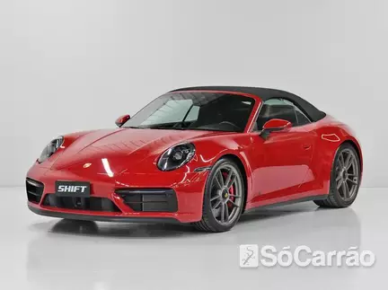 Porsche 911 CARRERA 4 CABRIOLET GTS 3.0 TB PDK na cor Vermelha em Curitiba / PR - 6742221