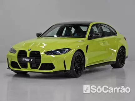 BMW M3 SEDAN COMPETITION 3.0 BI-TB AT na cor Amarela em Curitiba / PR - 6836007