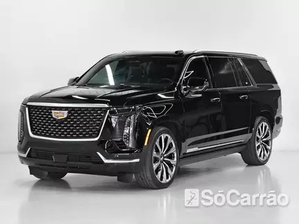 Cadillac ESCALADE ESV PREMIUM LUXURY 4WD 6.2 V8 na cor Preta em Curitiba / PR - 6940901
