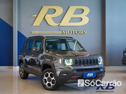 JEEP RENEGADE TRAILHAWK 4X4 1.3 T270 GSE AT9 na cor Cinza em Florianópolis / SC - 6769906
