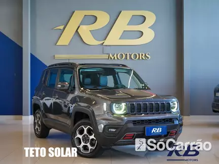 JEEP RENEGADE TRAILHAWK 4X4 1.3 T270 GSE AT9 na cor Cinza em Florianópolis / SC - 6769906