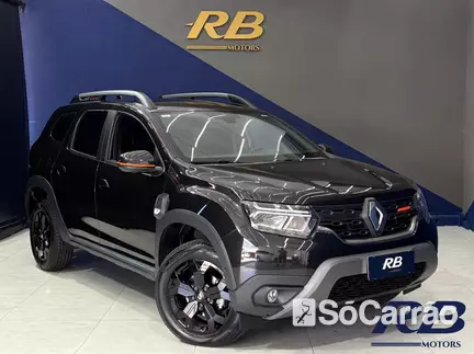 Renault DUSTER ICONIC PLUS 1.3 16V TCE CVT na cor Preta em Florianópolis / SC - 6987185