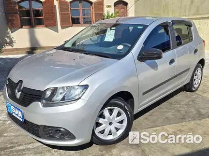 Renault SANDERO AUTHENTIQUE 1.0 12V SCE na cor Prata em Curitiba / PR - 6766425