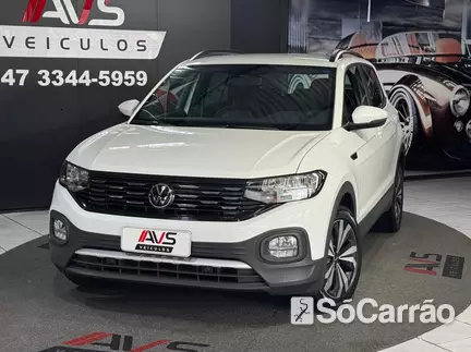 Volkswagen T-CROSS 200 1.0 TSI AT na cor Branca em Itajaí / SC - 6845980