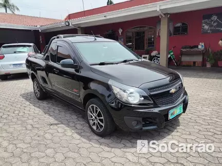 Chevrolet MONTANA SPORT 1.4 8V ECONOFLEX na cor Preta em Curitiba / PR - 6990116