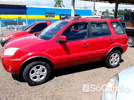 Ford ECOSPORT XLT 1.6 8V FLEX na cor Vermelha em Campo Largo / PR - 6514813