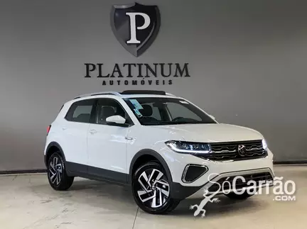 Volkswagen T-CROSS HIGHLINE 250 1.4 TSI AT6 na cor Branca em Palhoça / SC - 6125582