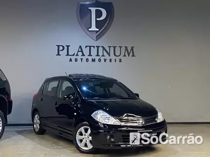 Nissan TIIDA SL 1.8 16V AT na cor Preta em Palhoça / SC - 6578385