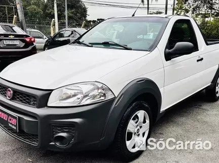 Fiat STRADA CD HARD WORKING 1.4 8V na cor Branca em Curitiba / PR - 6759452