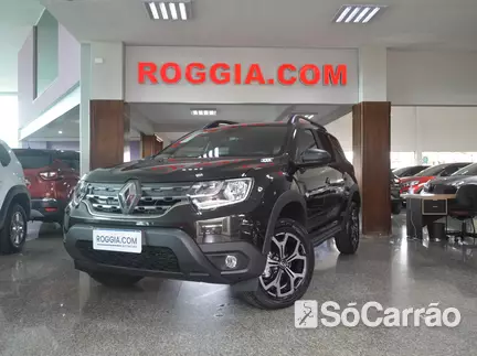 Renault DUSTER ICONIC 1.3 16V TCE CVT X-TRONIC na cor Preta em Curitiba / PR - 6673680