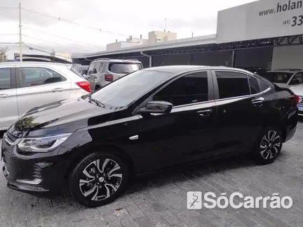Chevrolet ONIX PLUS PREMIER 1.0 TB 12V AT6 na cor Preta em Curitiba / PR - 6583229
