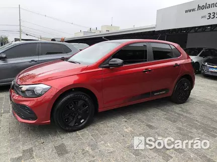 Volkswagen POLO (CONNECT PACK) 1.0 12V na cor Vermelha em Curitiba / PR - 6933983