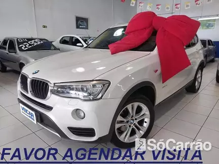 BMW X3 NAC. XDRIVE20I 4X4 2.0 TB 16V na cor Branca em Curitiba / PR - 6806824
