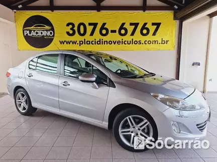 Peugeot 408 GRIFFE SEDAN 1.6 16V THP TIP na cor Prata em Curitiba / PR - 6704396