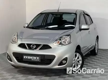 Nissan MARCH SV 1.6 16V FLEXSTART na cor Prata em Curitiba / PR - 6794352