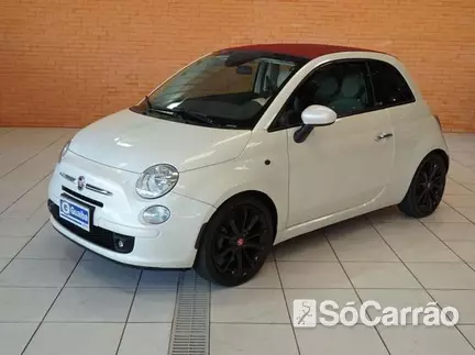 Fiat 500 CABRIO 1.4 8V na cor Branca em Curitiba / PR - 6836591
