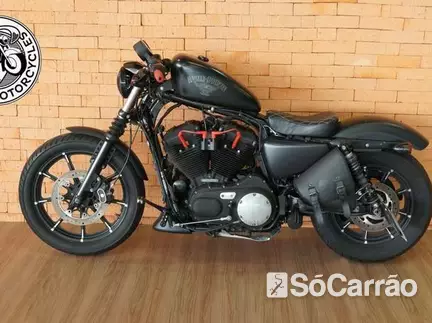 Harley Davidson SPORTSTER IRON 883 XL883N na cor Preta em Curitiba / PR - 6941610