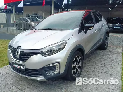 Renault CAPTUR INTENSE 1.6 16V SCE CVT X-TRONIC na cor Prata em Curitiba / PR - 6822661
