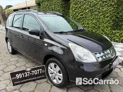 Nissan LIVINA S 1.6 16V na cor Preta em Itajaí / SC - 6906903