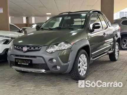 Fiat STRADA CE ADVENTURE 1.8 16V DUAL na cor Verde em Curitiba / PR - 6687570