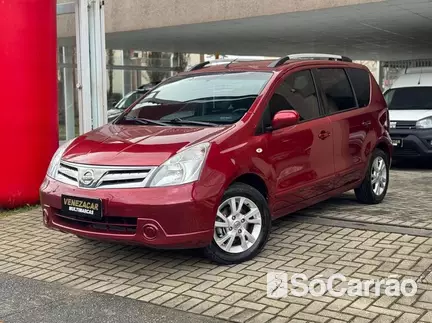 Nissan LIVINA S 1.6 16V na cor Vermelha em Curitiba / PR - 6762517