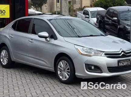 Citroen C4 LOUNGE 100 ANOS 1.6 THP 16V AT6 na cor Prata em Curitiba / PR - 6903694