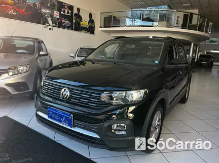 Volkswagen T-CROSS 200 1.0 TSI AT6 na cor Preta em Curitiba / PR - 6847910