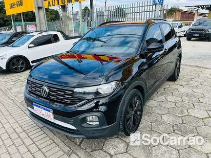 Volkswagen T-CROSS THE TOWN 1.0 TSI AT6 na cor Preta em Pinhais / PR - 6764334