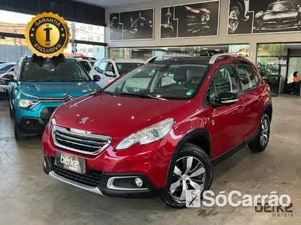 Peugeot 2008 GRIFFE 1.6 16V AT6 na cor Vermelha em Florianópolis / SC - 6718072