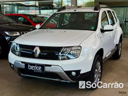 Renault DUSTER DYNAMIQUE 2.0 16V AT HIFLEX na cor Branca em Florianópolis / SC - 6914574