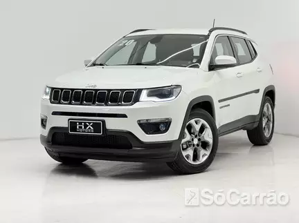 JEEP COMPASS LONGITUDE 4X2 2.0 16V AT6 na cor Branca em São José / SC - 6879355