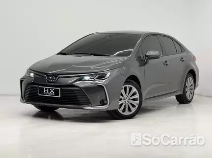 Toyota COROLLA XEI 2.0 16V CVT na cor Cinza em São José / SC - 6943285
