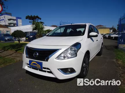 Nissan VERSA SL 1.6 16V CVT FLEXSTART na cor Branca em Curitiba / PR - 6735295