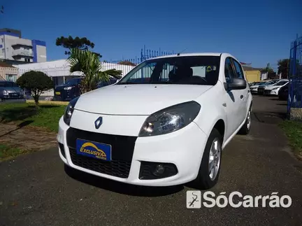 Renault SANDERO TECH RUN 1.0 16V HIFLEX na cor Branca em Curitiba / PR - 6756057