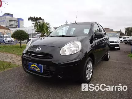 Nissan MARCH 1.0 16V na cor Preta em Curitiba / PR - 6928017