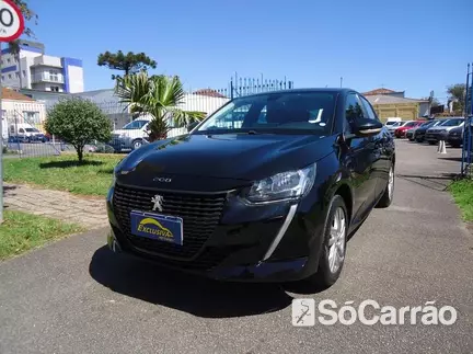 Peugeot 208 ACTIVE PACK 1.6 16V AT6 na cor Preta em Curitiba / PR - 6957249