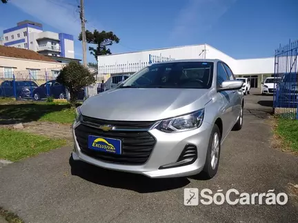 Chevrolet ONIX PLUS LT 1.0 TB 12V AT6 na cor Prata em Curitiba / PR - 6957552
