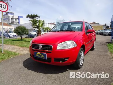 Fiat SIENA EL 1.4 8V na cor Vermelha em Curitiba / PR - 6957639