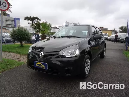 Renault CLIO AUTHENTIQUE 1.0 16V HIFLEX na cor Preta em Curitiba / PR - 6960288