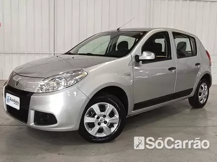 Renault SANDERO AUTHENTIQUE 1.0 12V SCE na cor Prata em Curitiba / PR - 6943892